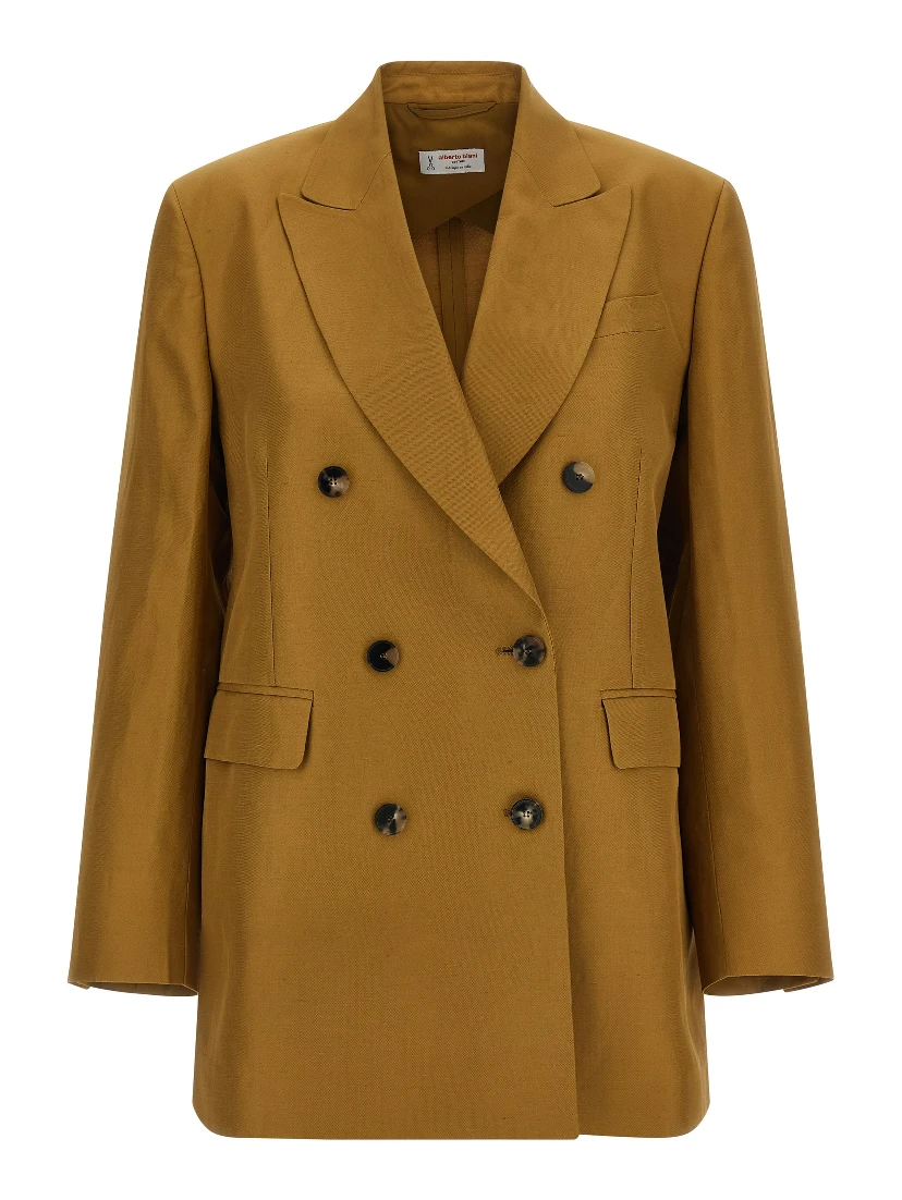 Brown Viscose Blazer
