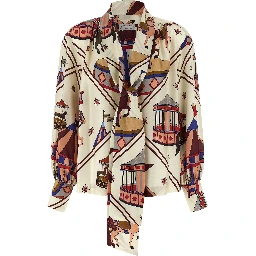 Multicolor Silk Blouse