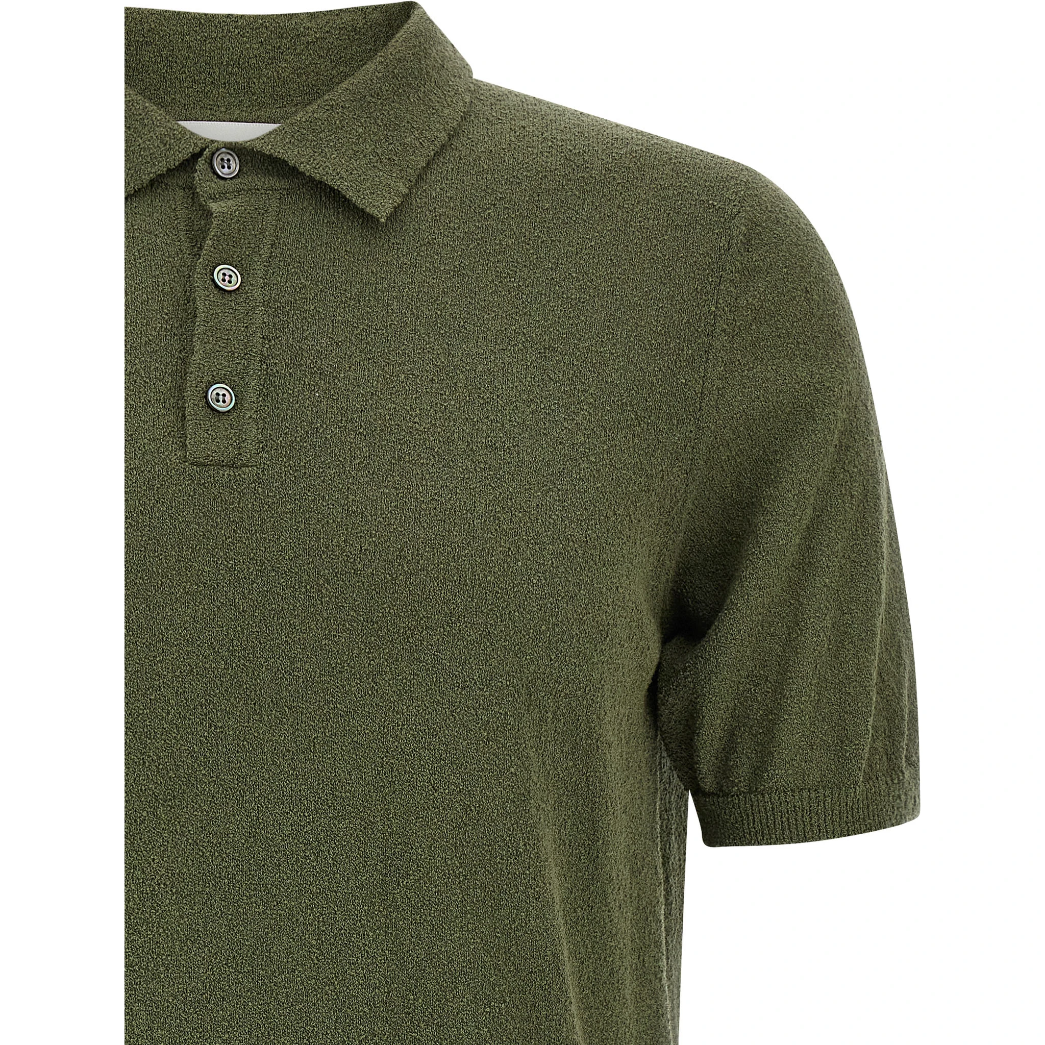 Bicolor Cotton Polo Shirt