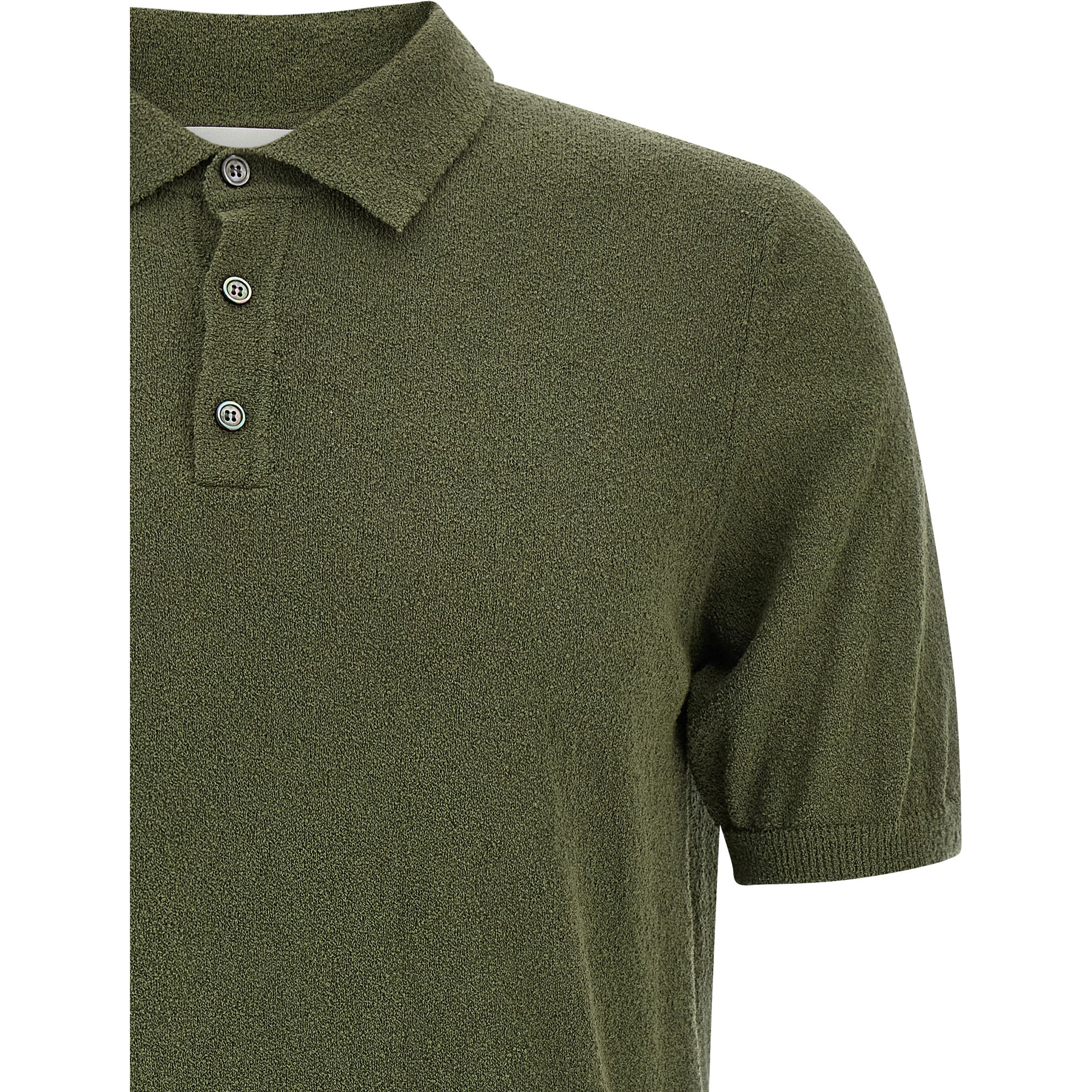 Bicolor Cotton Polo Shirt