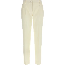 White Virgin Wool Dress Pants