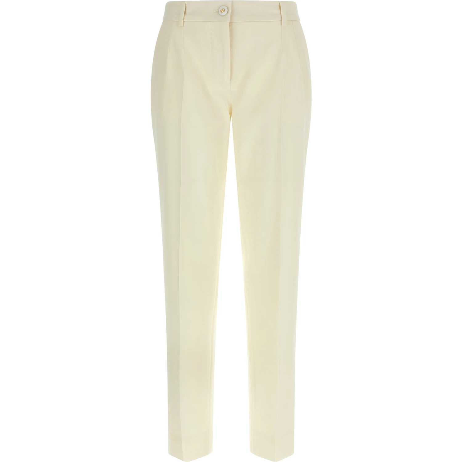 White Virgin Wool Dress Pants