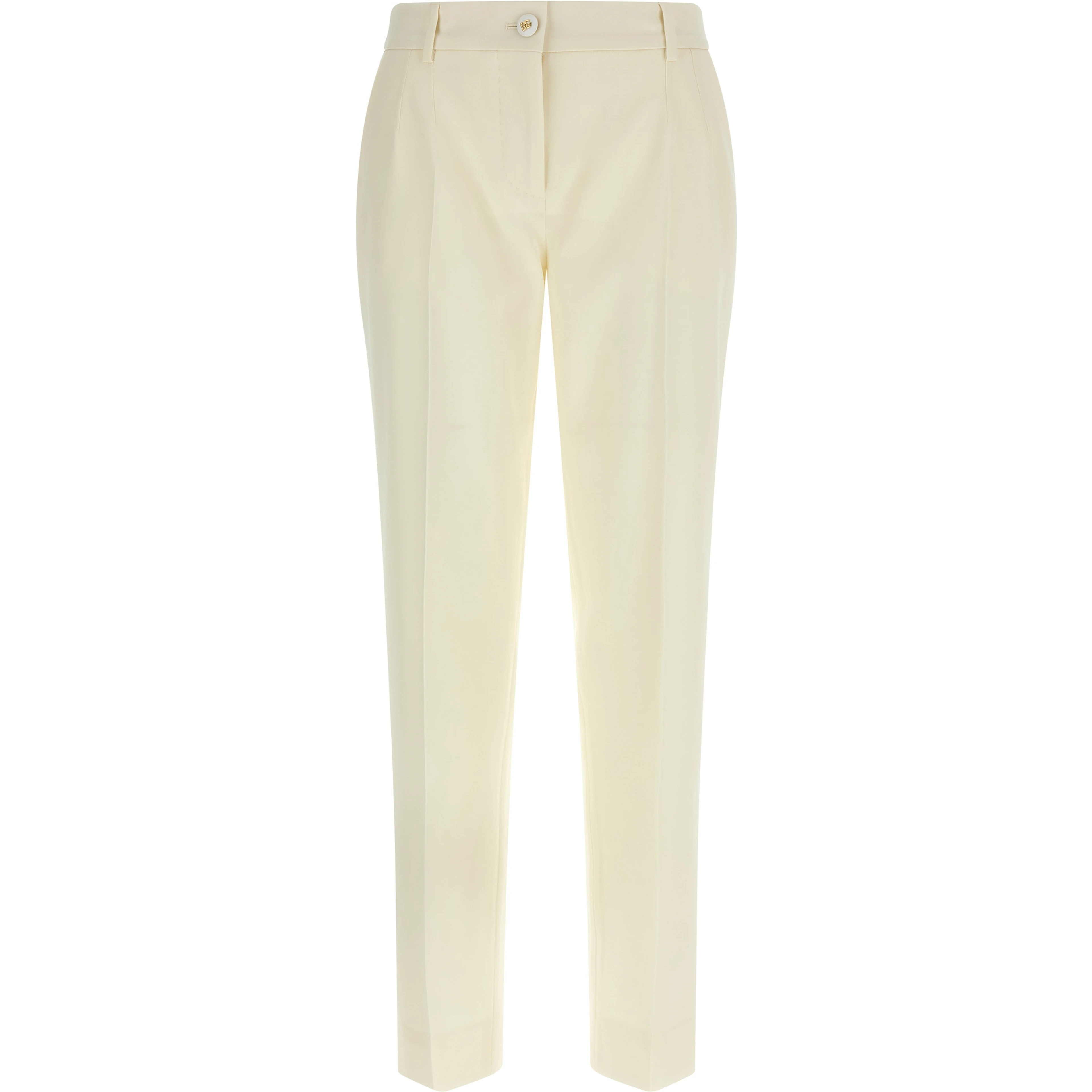 White Virgin Wool Dress Pants