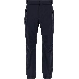 Blue Polyamide Joggers (Workout Pants)