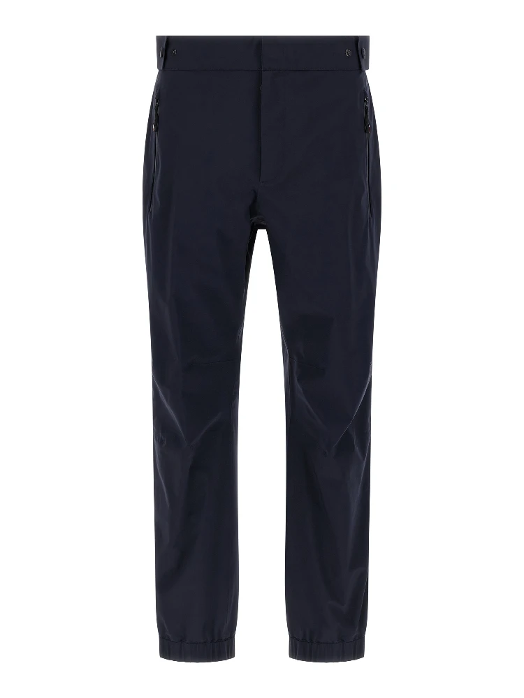 Blue Polyamide Joggers (Workout Pants)
