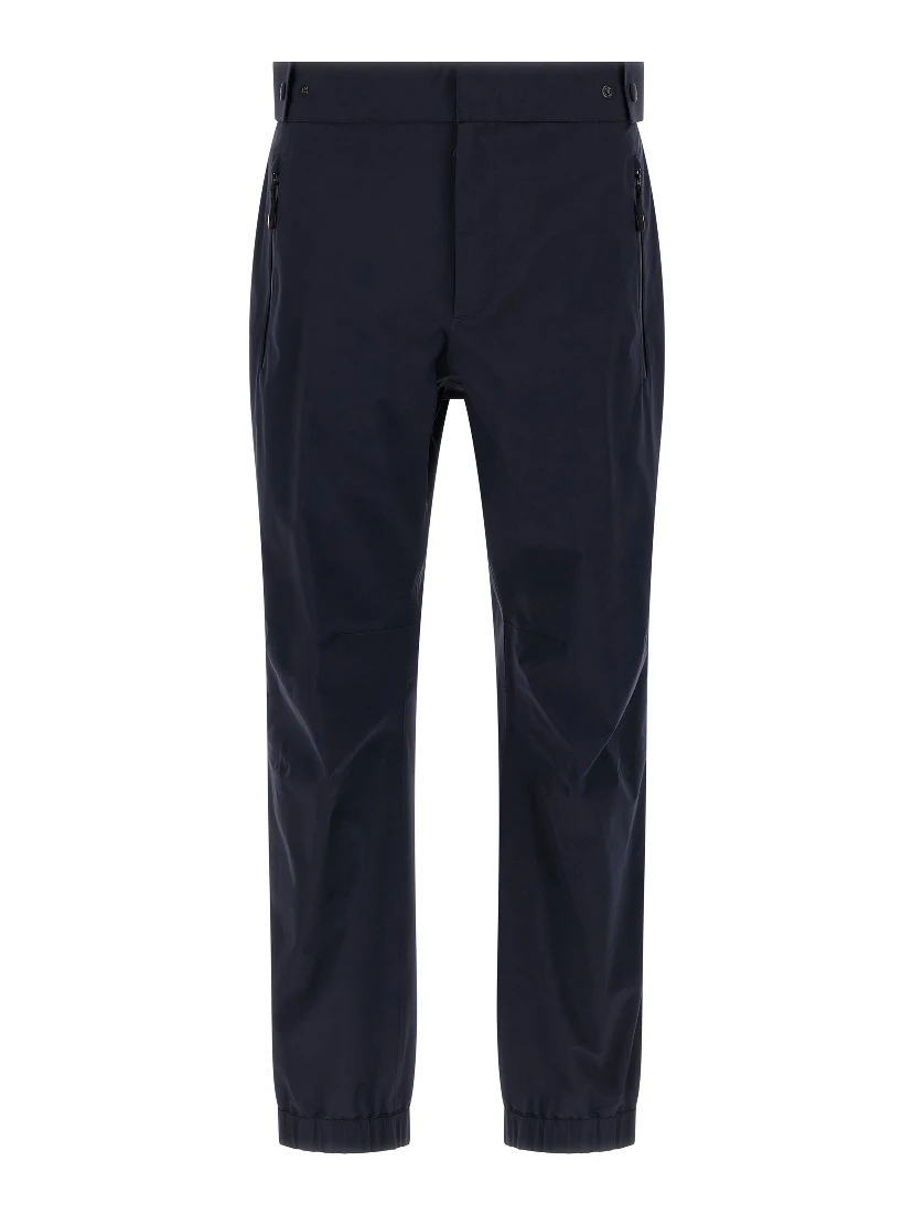 Blue Polyamide Joggers (Workout Pants)