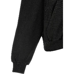 Black Cotton Sweatshirt