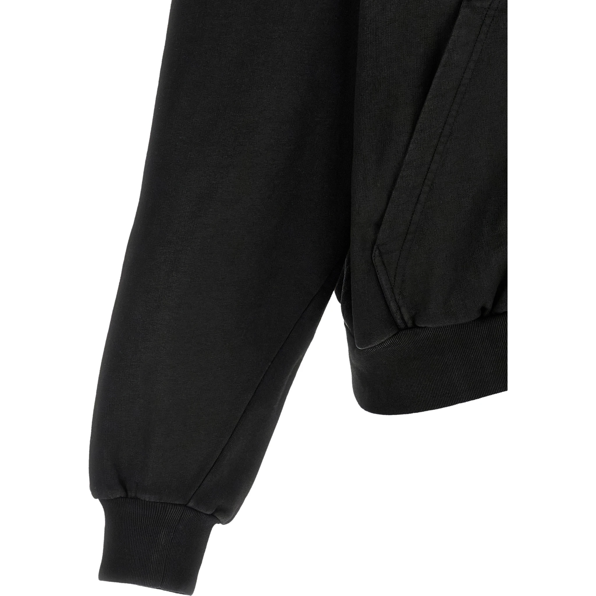 Black Cotton Sweatshirt