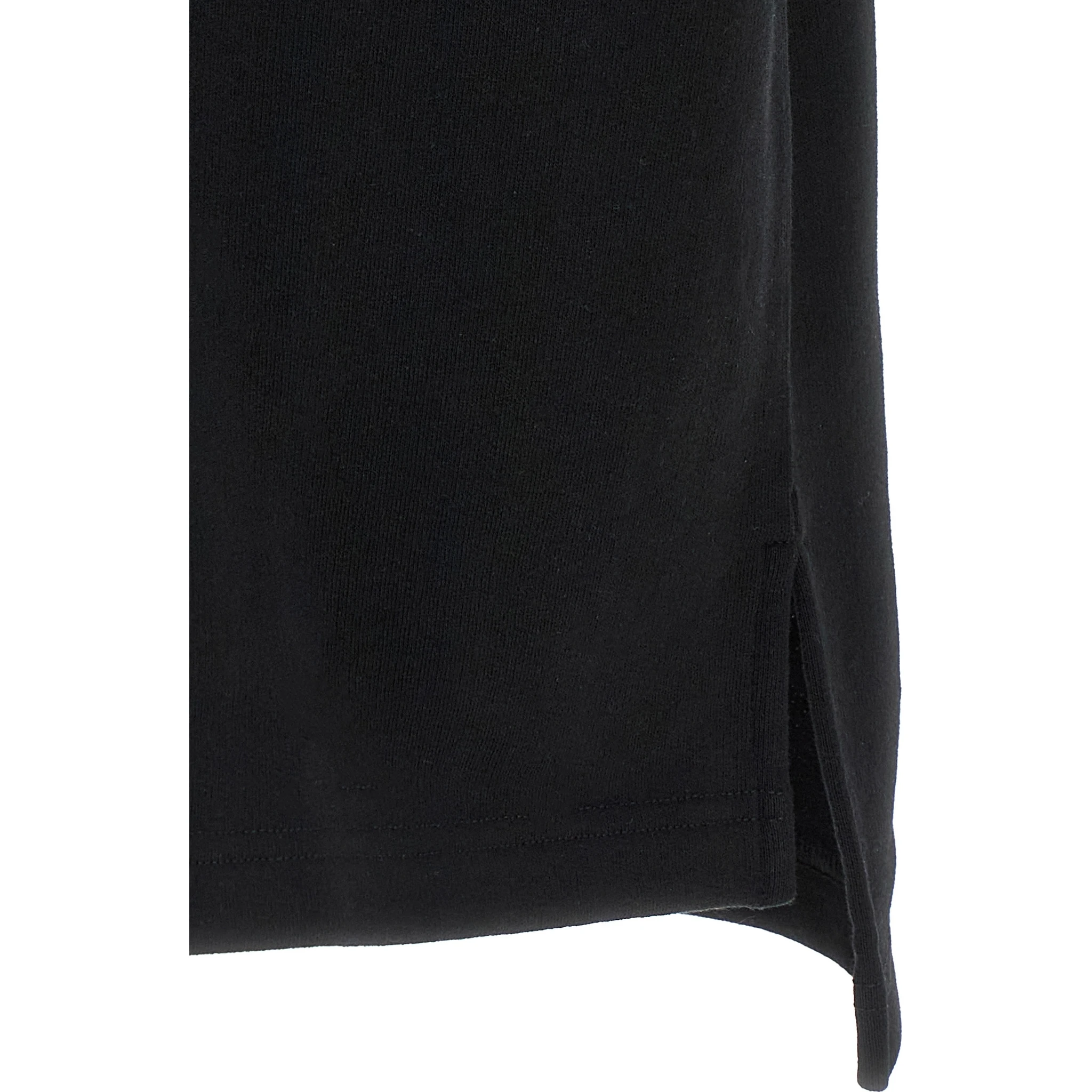 Black Cotton Polo Shirt