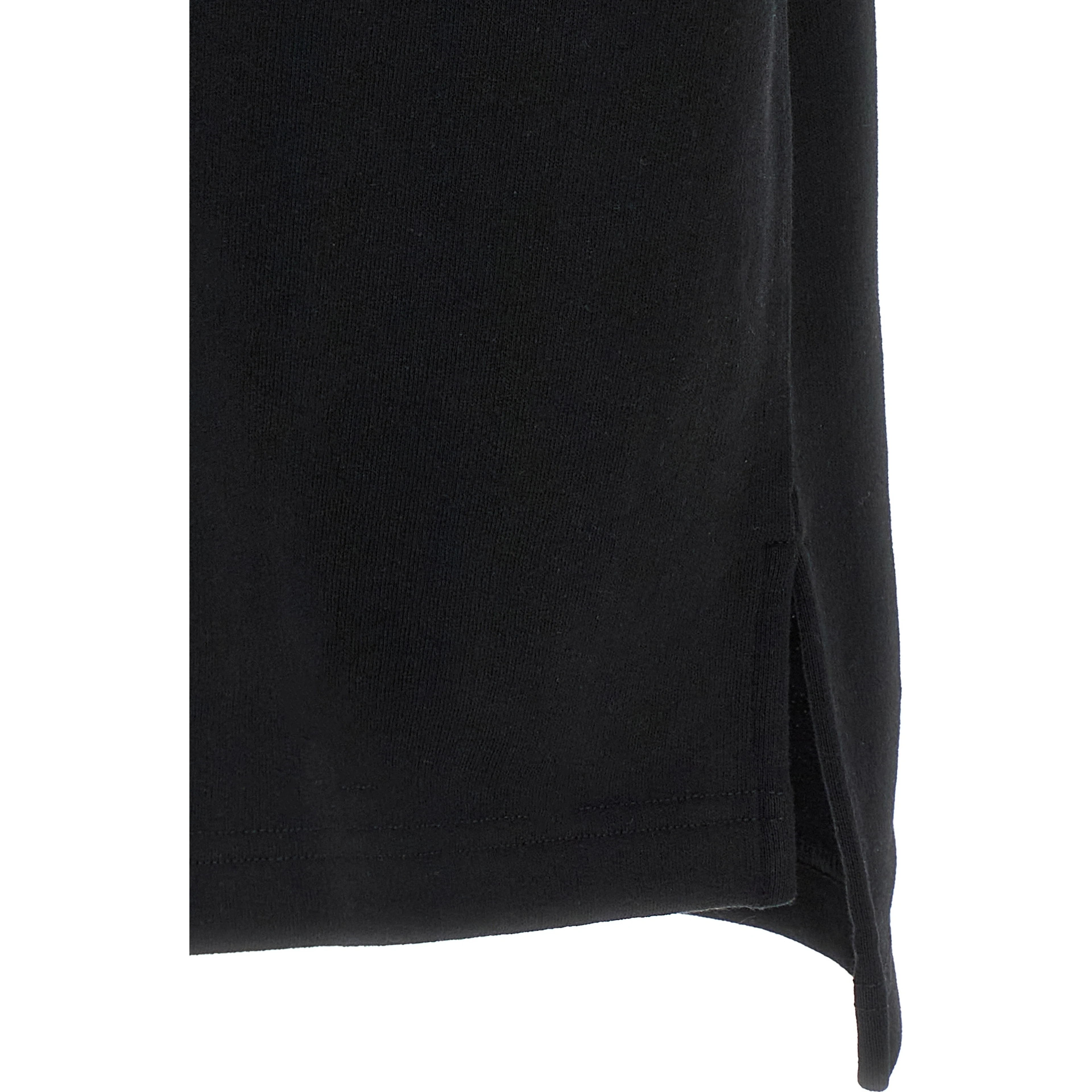 Black Cotton Polo Shirt