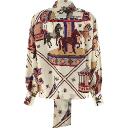 Multicolor Silk Blouse