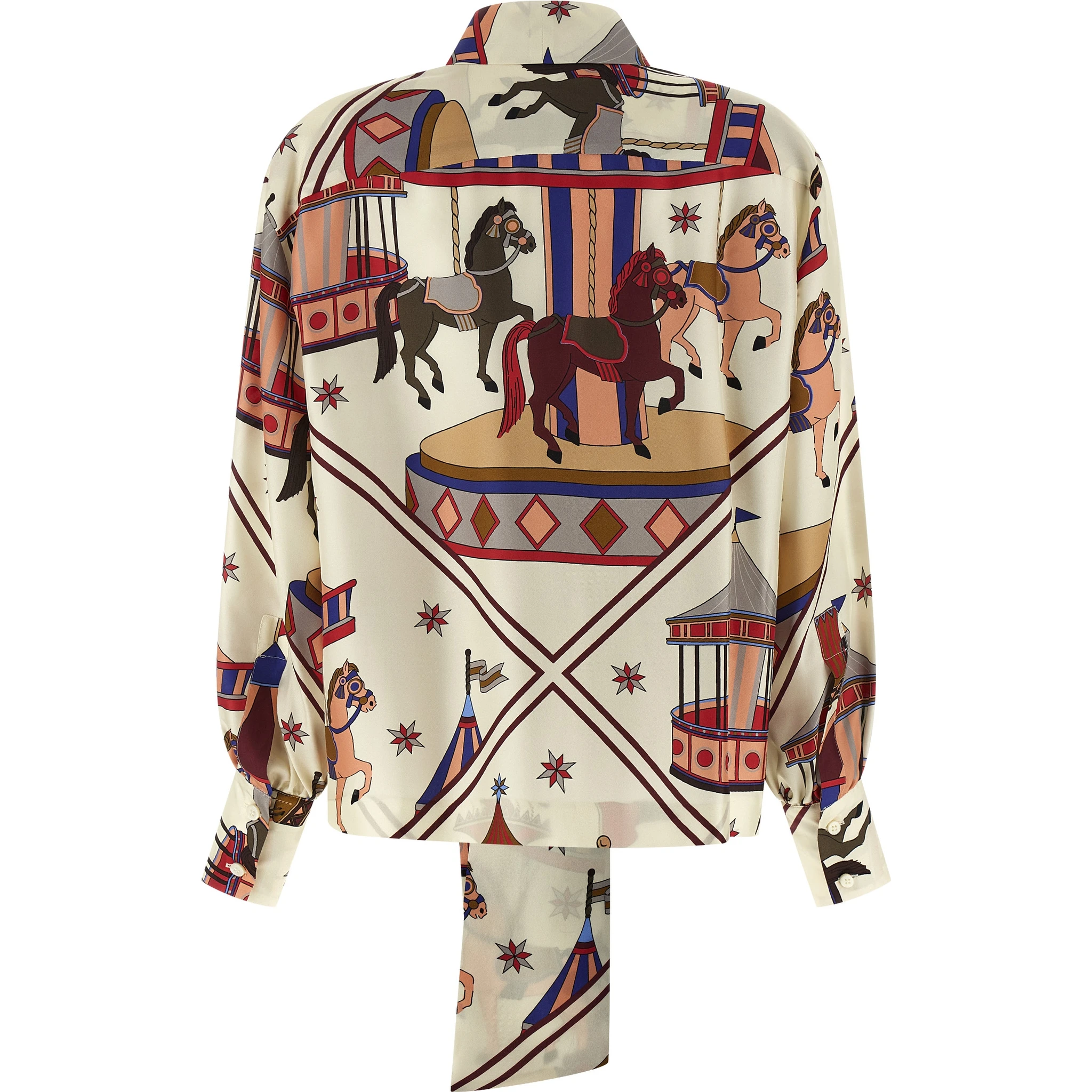 Multicolor Silk Blouse