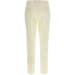 White Virgin Wool Dress Pants