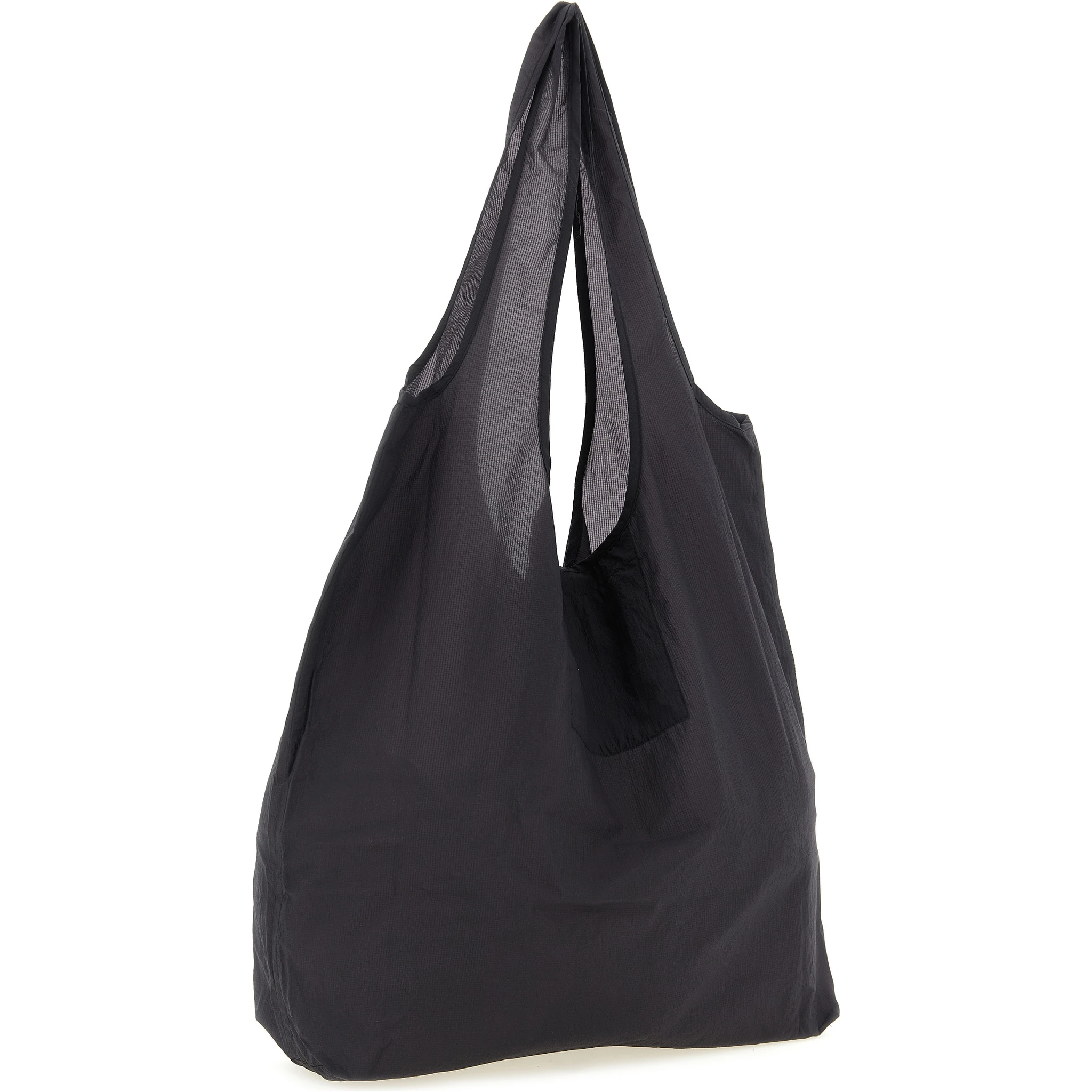 Gray Nylon Tote Bag