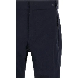 Blue Polyamide Joggers (Workout Pants)