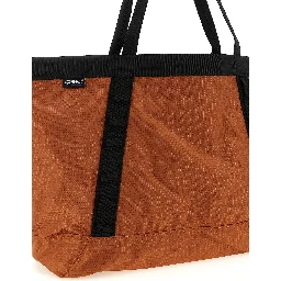 Orange Nylon Tote Bag