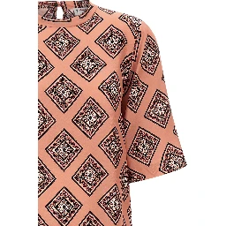 Multicolor Silk Long Dress