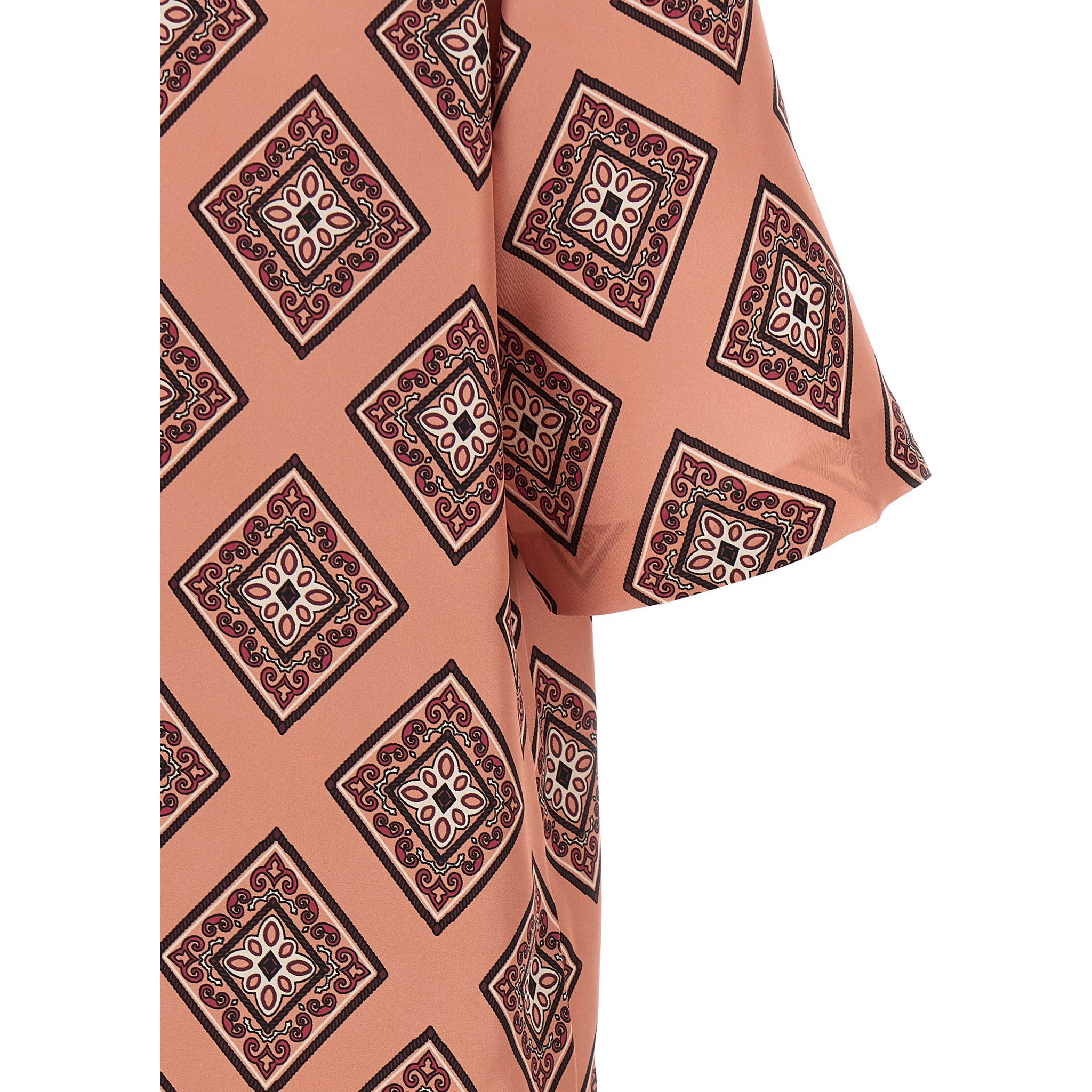 Multicolor Silk Long Dress