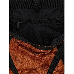 Orange Nylon Tote Bag
