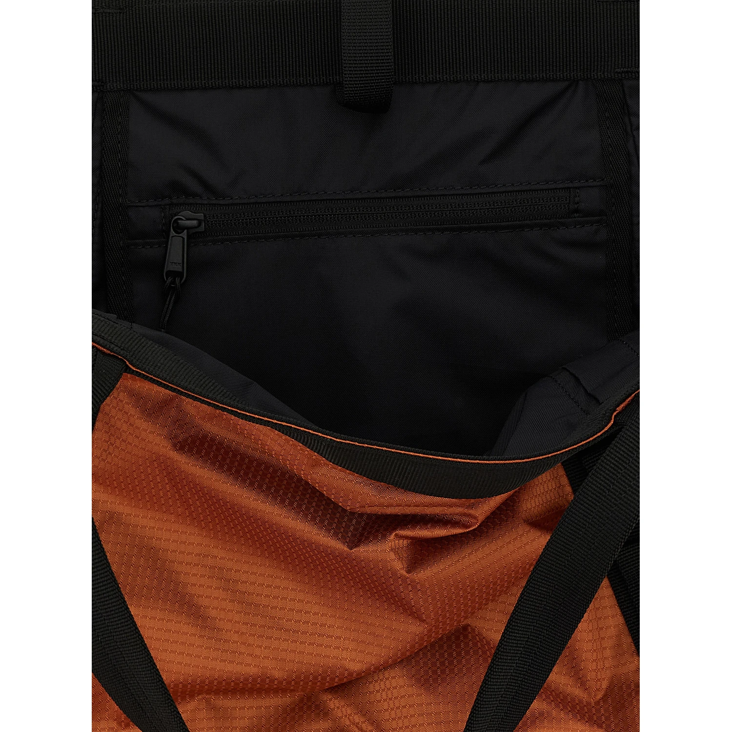 Orange Nylon Tote Bag