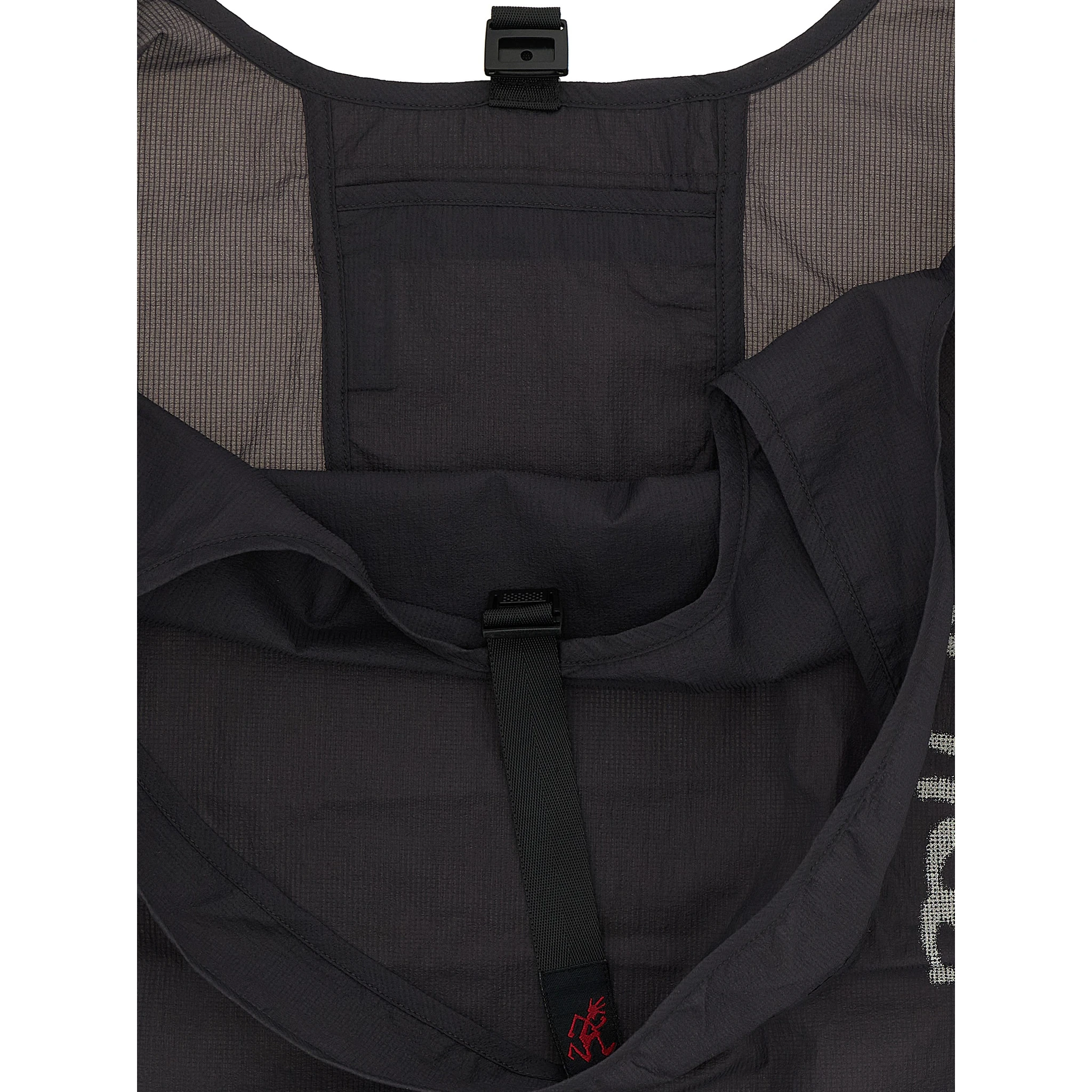 Gray Nylon Tote Bag