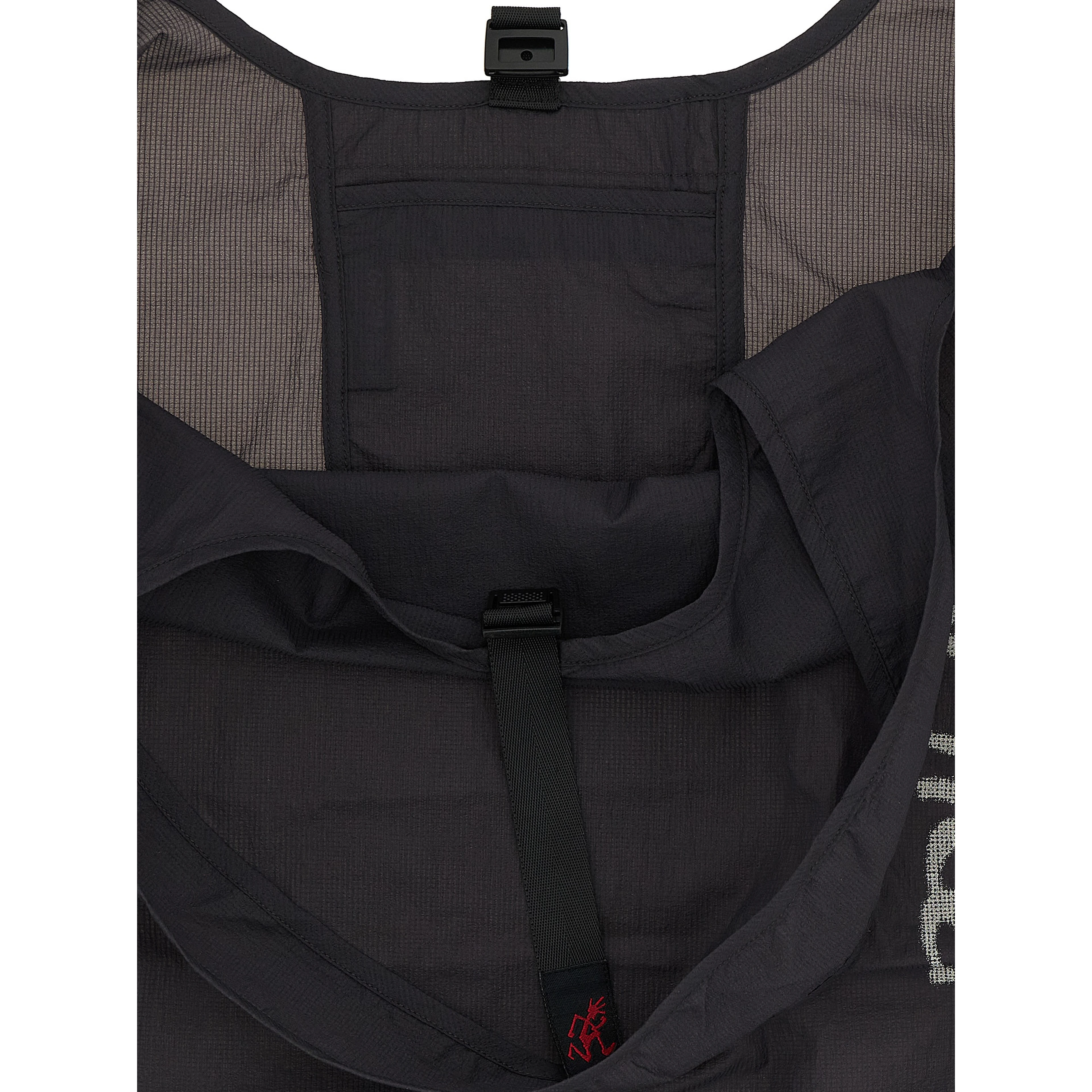 Gray Nylon Tote Bag