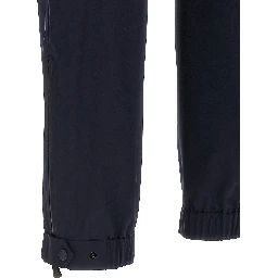 Blue Polyamide Joggers (Workout Pants)