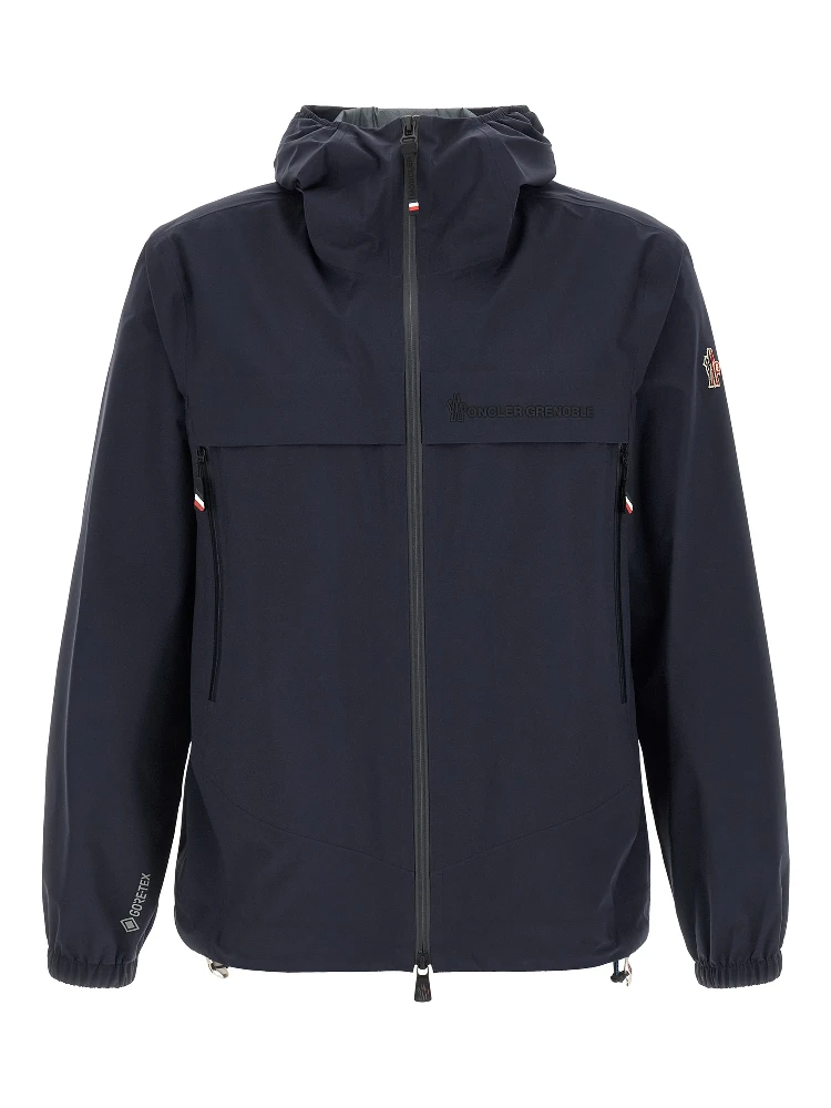 Blue Polyamide Shell Jacket