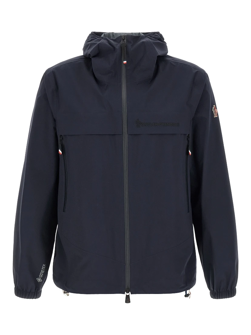 Blue Polyamide Shell Jacket