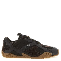 Brown Calfskin Athletic Sneakers