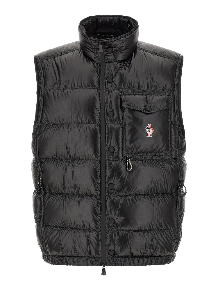 Black Polyester Shell Jacket