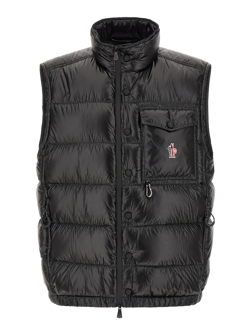 Black Polyester Shell Jacket