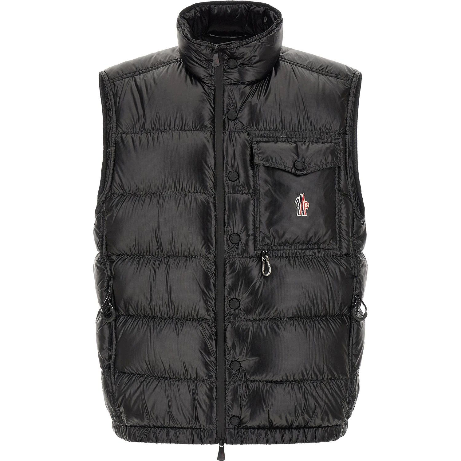 Black Polyester Shell Jacket