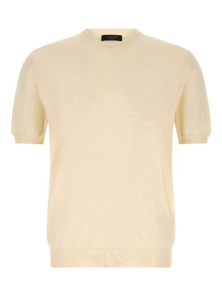 Beige Cotton Cardigan