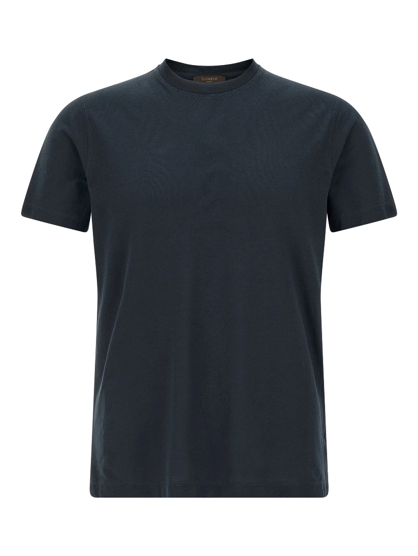 Blue Cotton T-Shirt