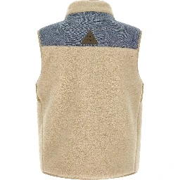Multicolor Cotton Sleeveless Jacket