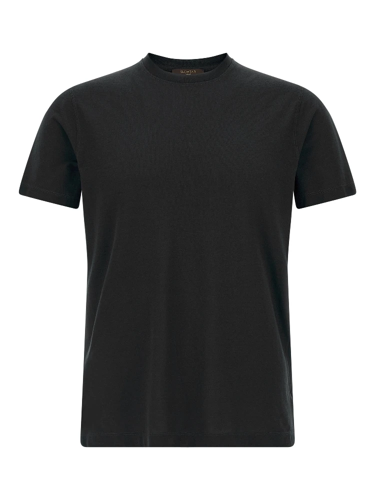 Black Cotton T-Shirt