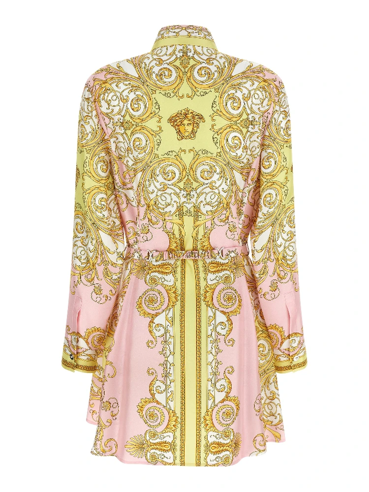Multicolor Silk Short Dress alternative