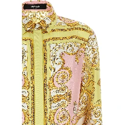 Multicolor Silk Short Dress