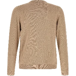 Beige Cotton Cardigan
