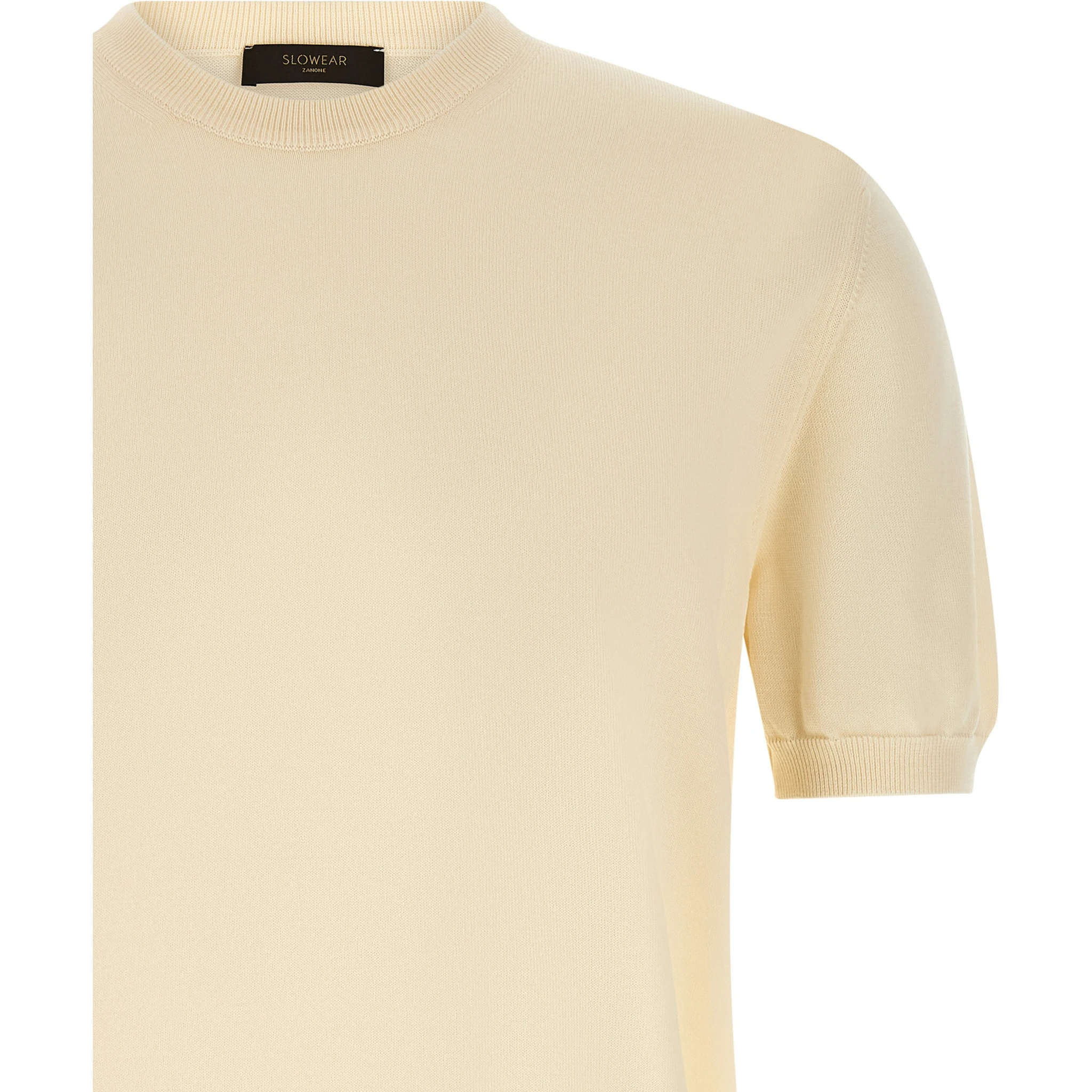 Beige Cotton Cardigan