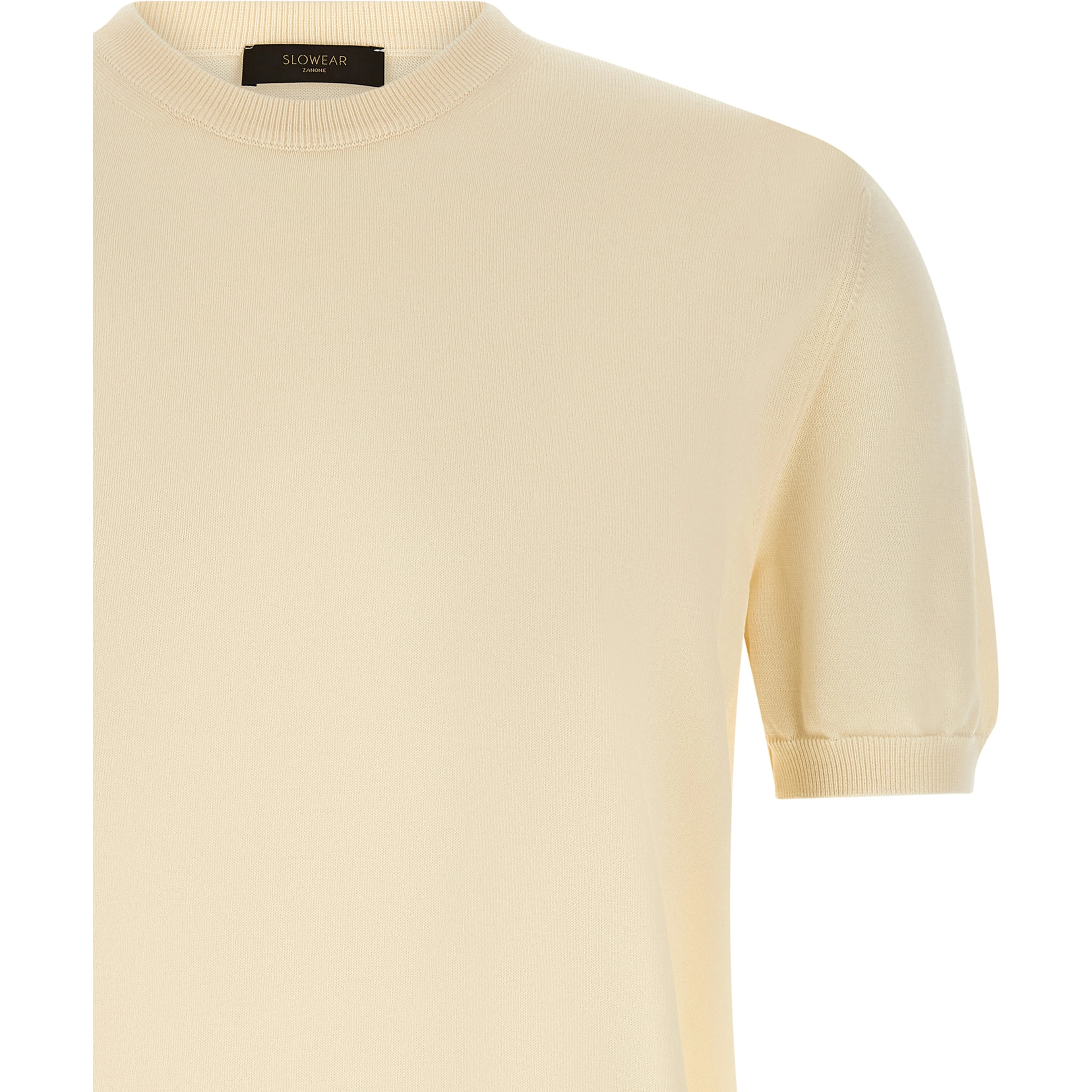 Beige Cotton Cardigan