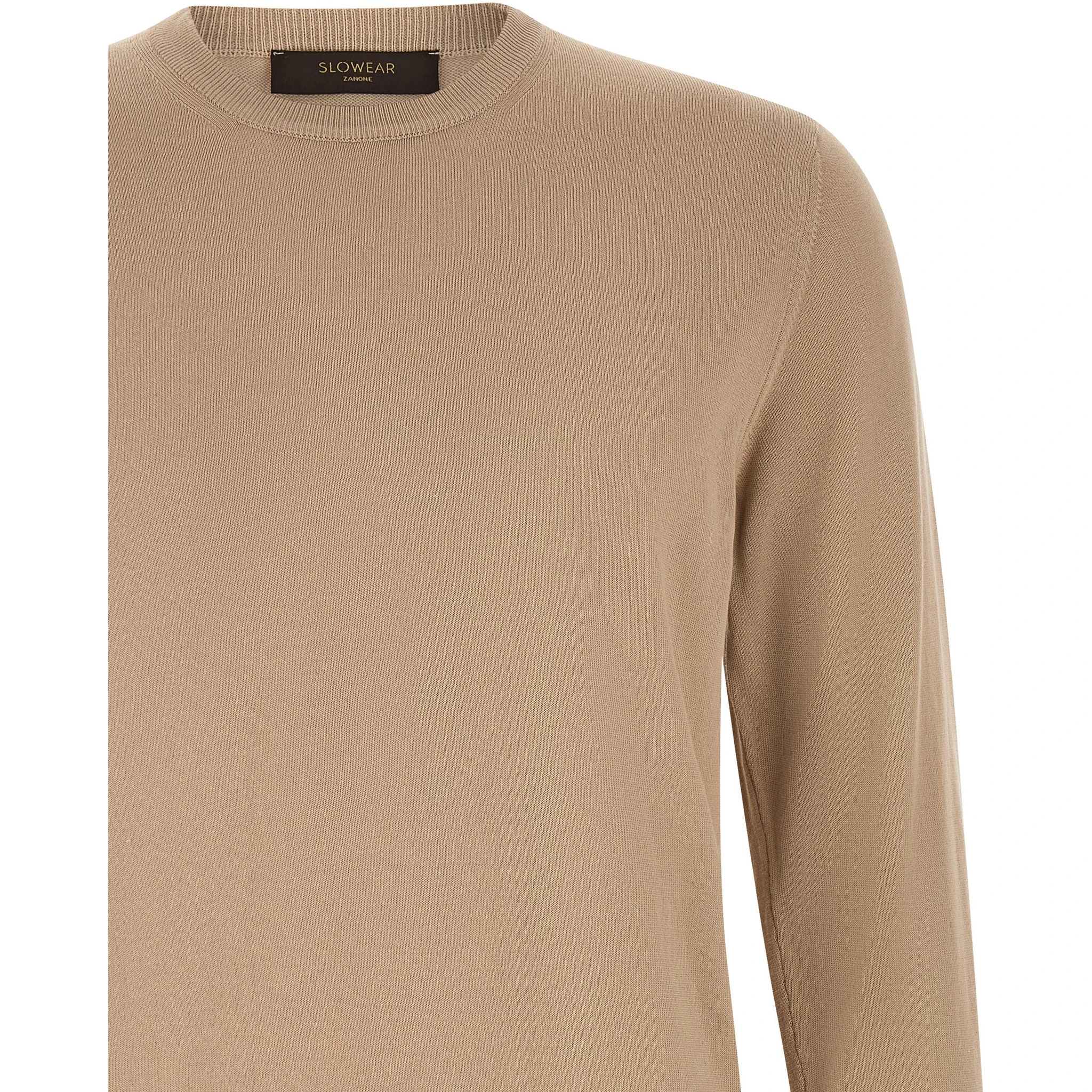 Beige Cotton Cardigan