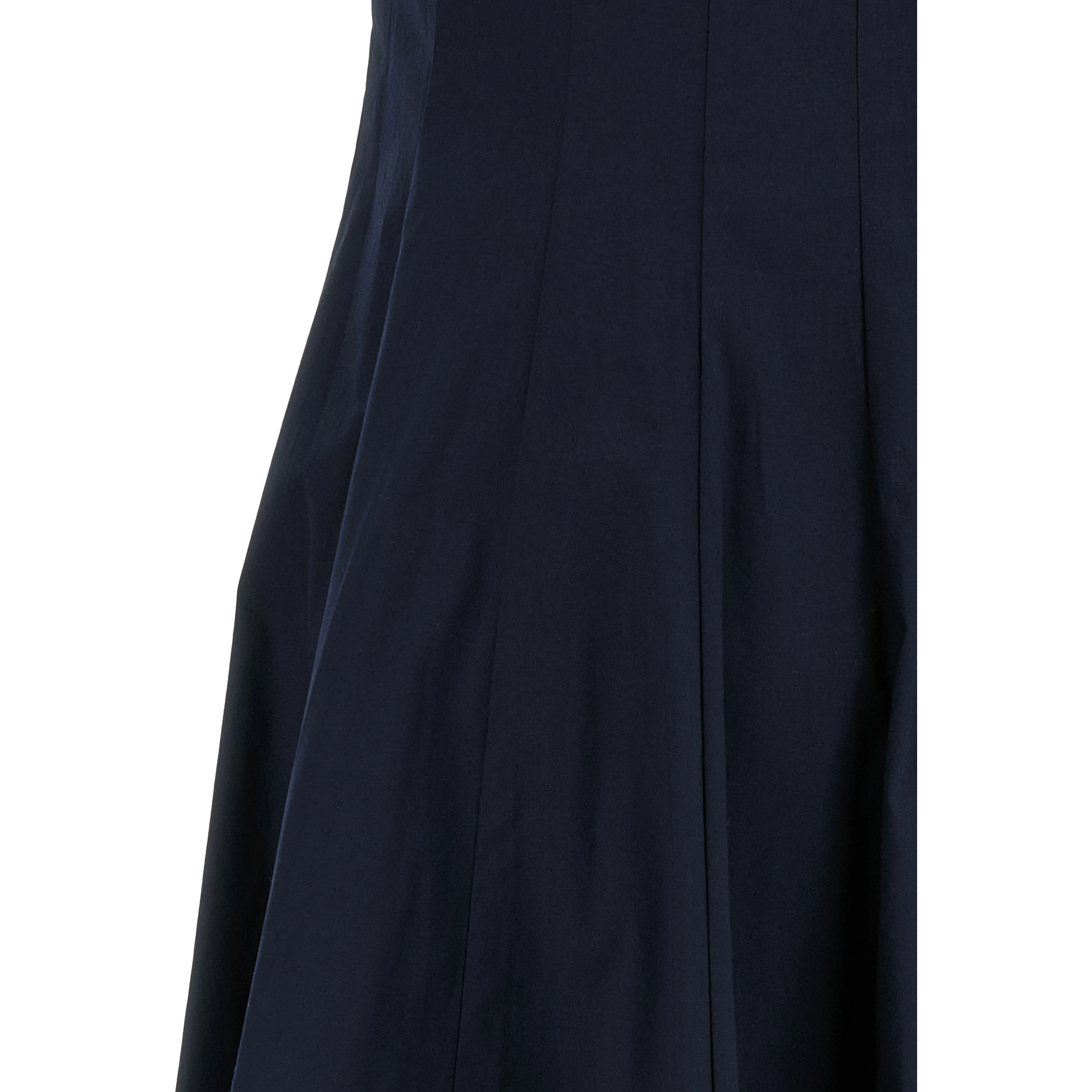 Blue Cotton Midi Dress