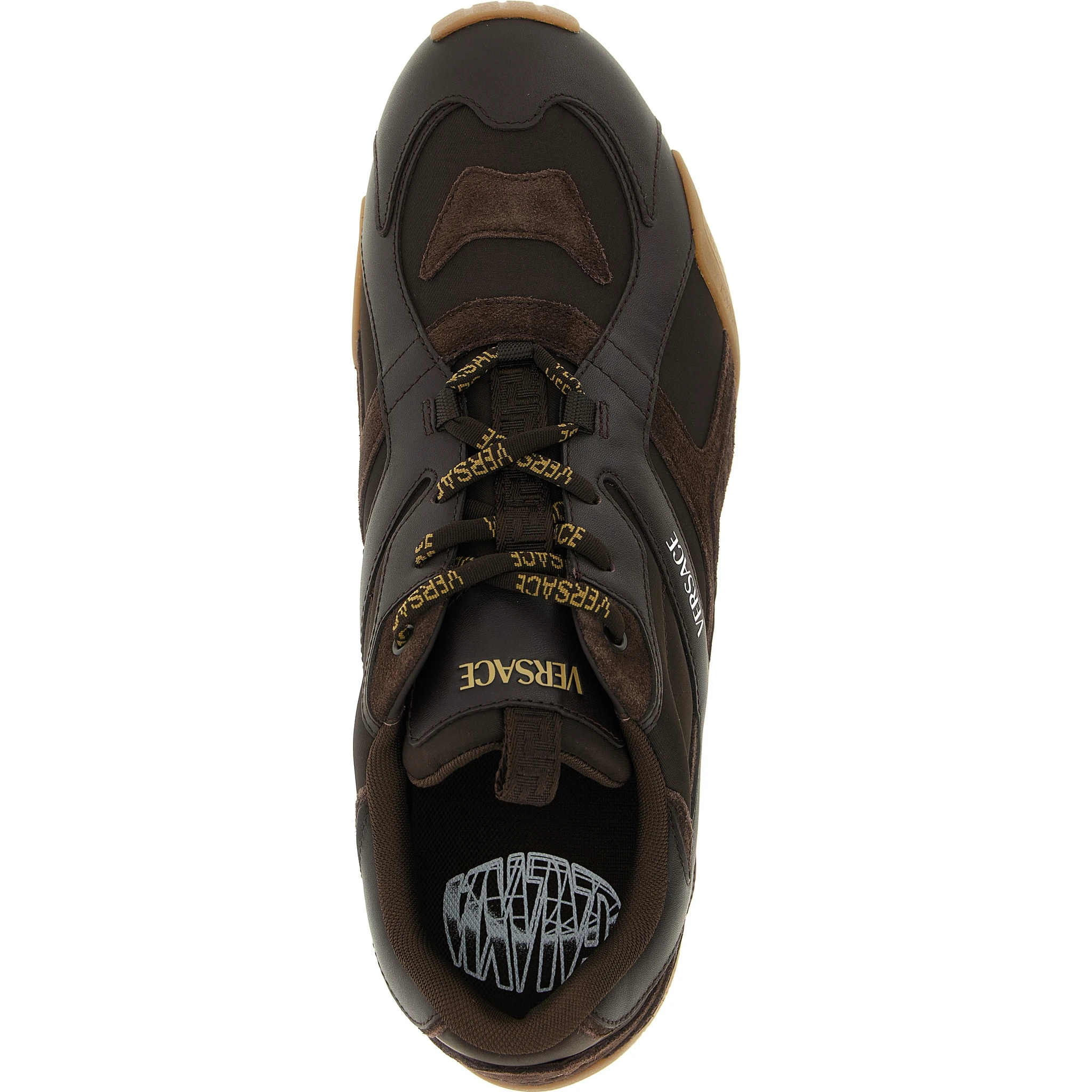 Brown Calfskin Athletic Sneakers
