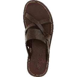 Brown Calfskin Slides