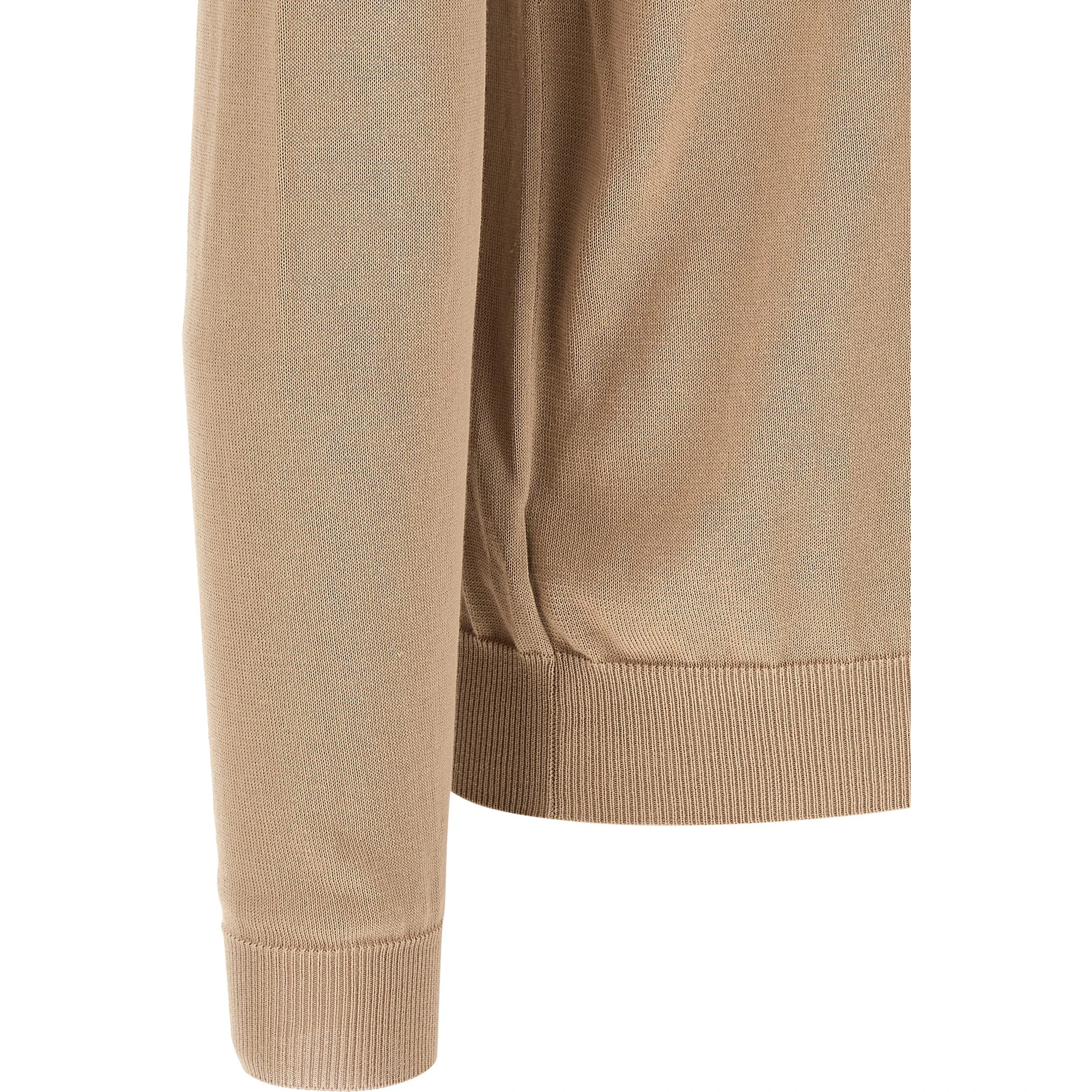 Beige Cotton Cardigan
