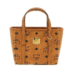Brown Polyethylene Tote Bag