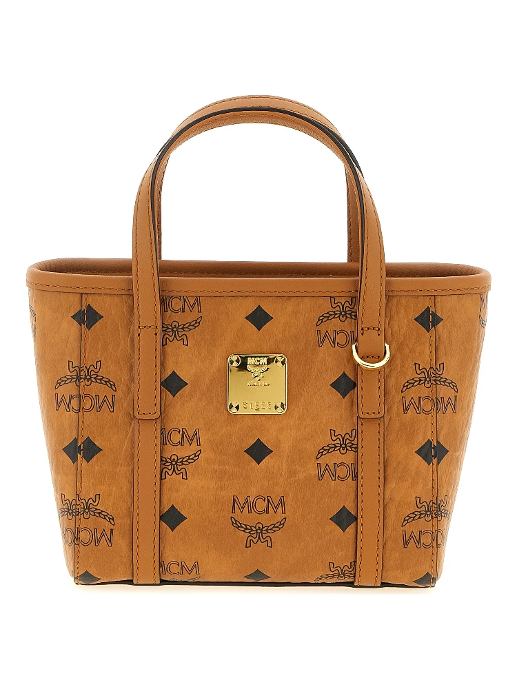 Brown Polyethylene Tote Bag