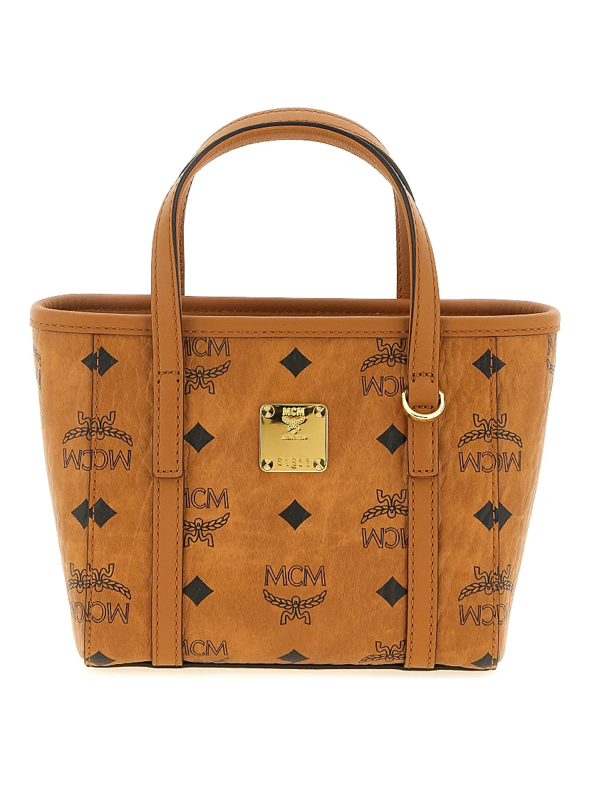 Brown Polyethylene Tote Bag